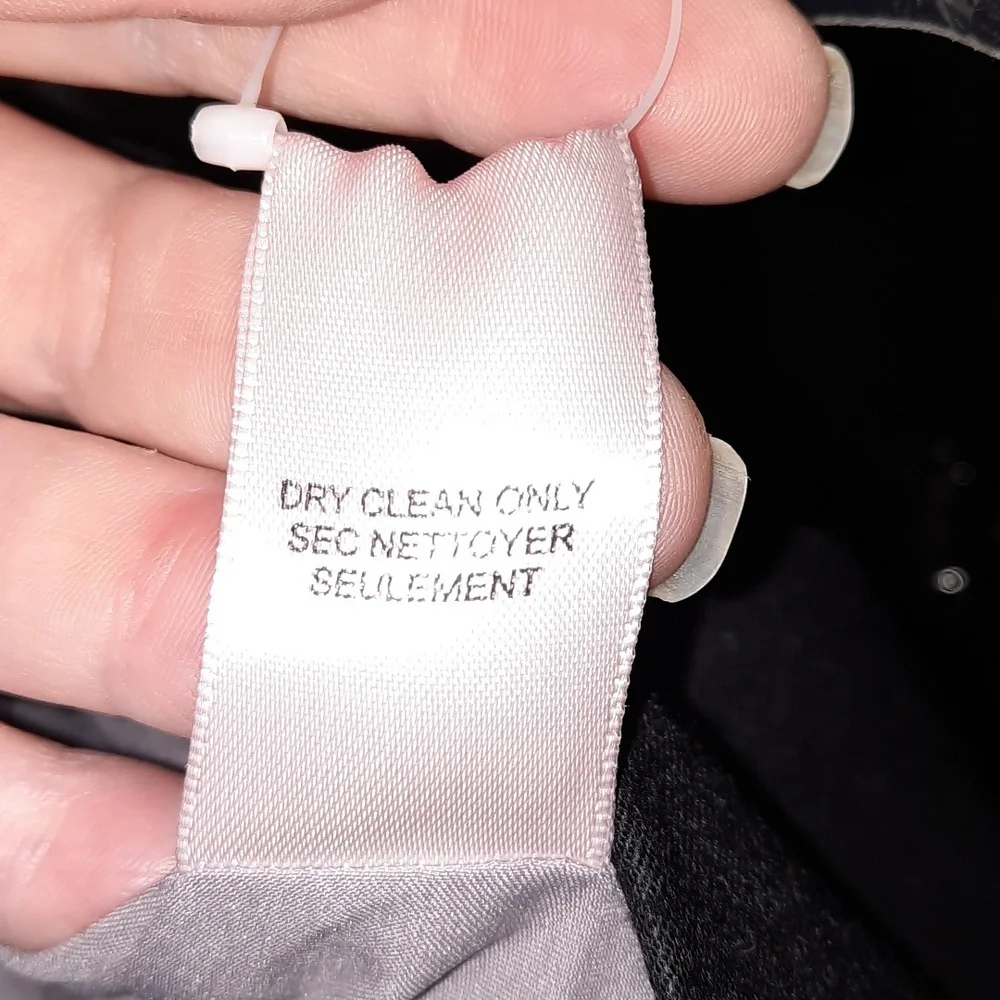 REBECCA TAYLOR Wool Crop Blazer Eyelet Peplum Detail Puff Shoulder Grey Gray XS - Picture 10 of 11